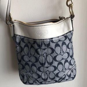 Coach denim bag!